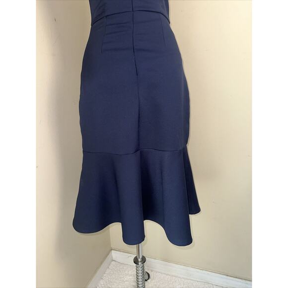 Cooper St. Navy Azalea Dress Fit and Flare A-Line Prom Formal Size 2 EUC - Picture 7 of 9